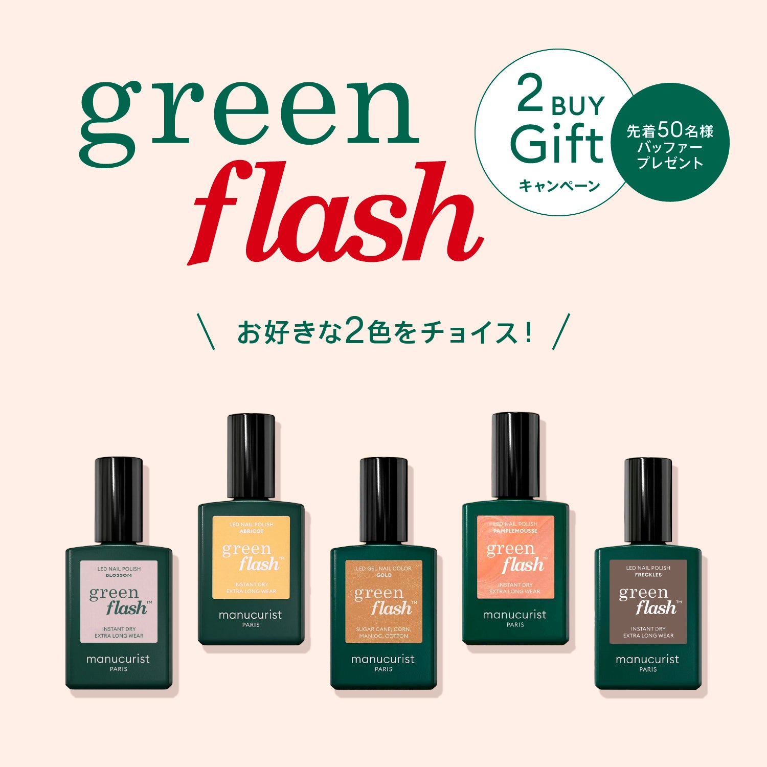 【2buyGift】グリーンフラッシュ2カラーセレクト+バッファー付き B00027