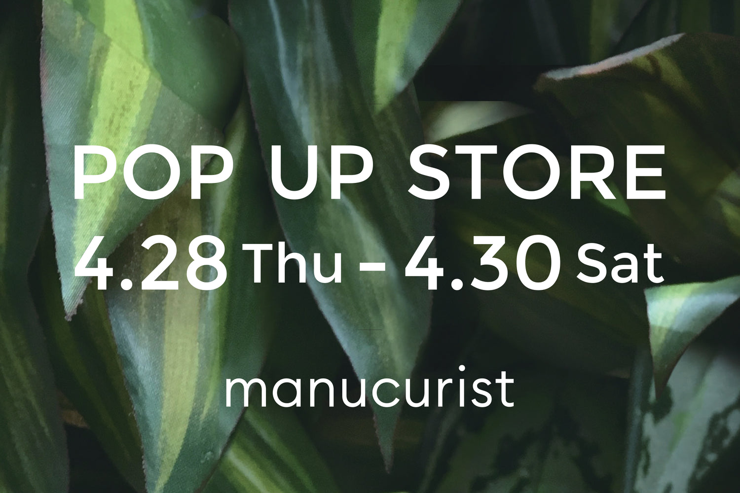 【manucurist 京都BAL店】pop up shop開催