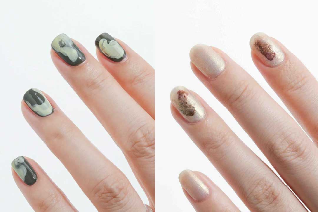 秋の新色で彩る簡単ニュアンスネイルアート
